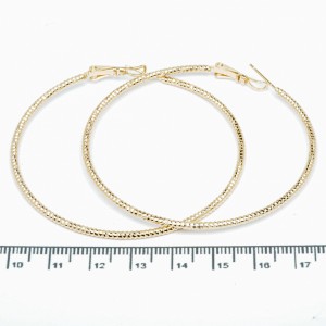 Сережки XUPING Gold "Ø 6 х 0.2 см." 515302 Сережки XUPING Gold "Ø 6 х 0.2 см." 515302