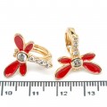 Сережки XUPING Gold "червоний" 515300