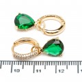 Сережки XUPING Gold "зелений" 515296