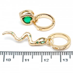 Сережки XUPING Gold "зелений" 515295 Сережки XUPING Gold "зелений" 515295