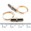 Сережки XUPING Gold (чорний) 515234