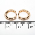 Сережки XUPING Gold (Ø 1.1 х 0.2 см.) 515231