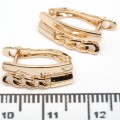 Сережки XUPING Gold (1.5 х 0.6 см.) 515220