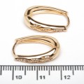 Сережки XUPING Gold (2 х 0.4 см.) 515215