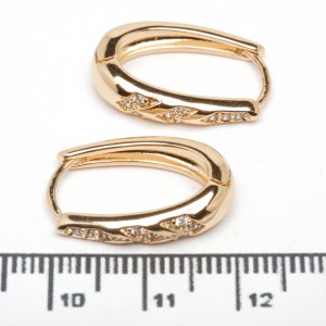 Сережки XUPING Gold (2 х 0.4 см.) 515215