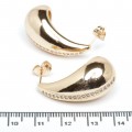 Сережки XUPING Gold (3 х 1.5 см.) 515211