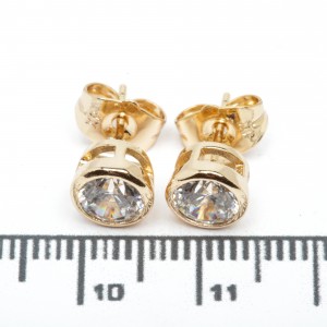 Сережки XUPING Gold (Ø 0.8 см.) 515165