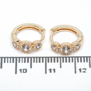 Сережки XUPING Gold (Ø 1.3 см.) 515159