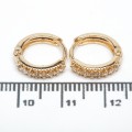 Сережки XUPING Gold (Ø 1.3 х 0.3 см.) 515158
