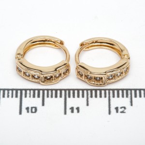 Сережки XUPING Gold (Ø 1.4 х 0.4 см.) 515154