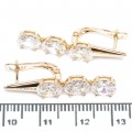Сережки XUPING Gold (3.3 х 0.6 см.) 515142