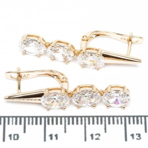 Сережки XUPING Gold (3.3 х 0.6 см.) 515142