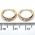 Сережки XUPING Gold (Ø 1.4 х 0.2 см.) 515088