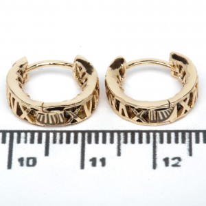 Сережки XUPING Gold (Ø 1.3 х 0.3 см.) 515087