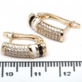 Сережки XUPING Gold (Ø 1.5 х 0.6 см.) 515077