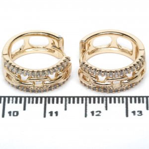 Сережки XUPING Gold (Ø 1.8 х 0.8 см.) 515073