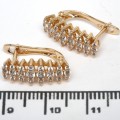 Сережки XUPING Gold (Ø 1.7 х 0.6 см.) 515071