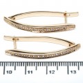 Сережки XUPING Gold (3.8 х 0.3 см.) 515061