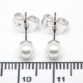 Сережки XUPING Silver "Ø 0.4 см." 206775