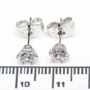 Сережки XUPING Silver "Ø 0.5 см." 206773