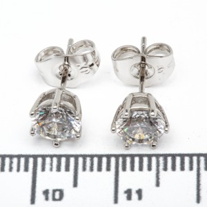 Сережки XUPING Silver "Ø 0.7 см." 206771