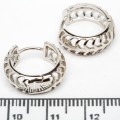 Сережки XUPING Silver (Ø 1.5 х 0.6 см.) 206741
