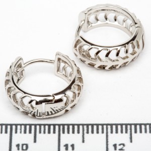 Сережки XUPING Silver (Ø 1.5 х 0.6 см.) 206741