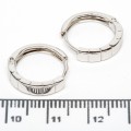 Сережки XUPING Silver (Ø 1.5 х 0.3 см.) 206740