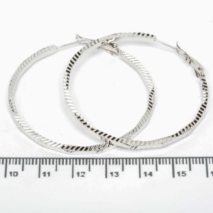 Сережки XUPING Silver (Ø 4.5 х 0.25 см.) 206733