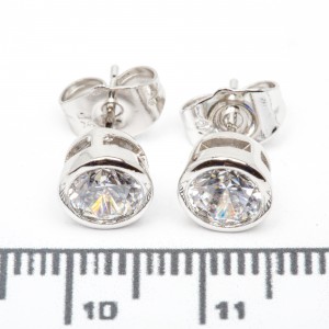 Сережки XUPING Silver (Ø 0.8 см.) 206711 Сережки XUPING Silver (Ø 0.8 см.) 206711