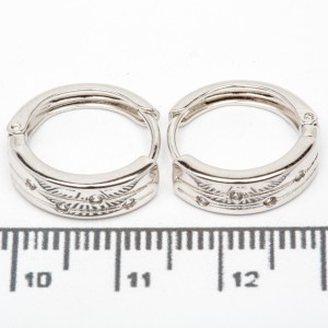 Сережки XUPING Silver (Ø 1.5 х 0.4 см.) 206695 Сережки XUPING Silver (Ø 1.5 х 0.4 см.) 206695