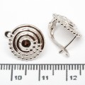 Сережки XUPING Silver (Ø 1.4 см.) 206694