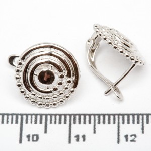 Сережки XUPING Silver (Ø 1.4 см.) 206694 Сережки XUPING Silver (Ø 1.4 см.) 206694