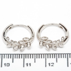 Сережки XUPING Silver (Ø 1.5 х 0.25 см.) 206692
