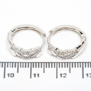 Сережки XUPING Silver (Ø 1.6 х 0.4 см.) 206689