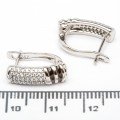 Сережки XUPING Silver (1.6 х 0.4 см.) 206679