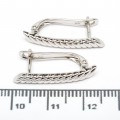 Сережки XUPING Silver (2.5 х 0.3 см.) 206674