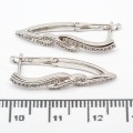 Сережки XUPING Silver (2.8 х 0.4 см.) 206673