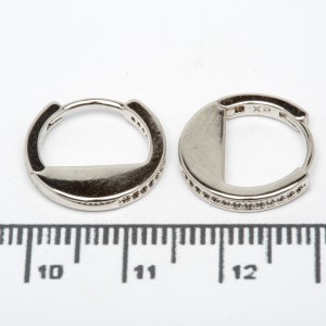 Сережки XUPING Silver (Ø 1.5 х 0.2 см.) 206631
