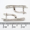 Сережки XUPING Silver (2.5 х 0.5 см.) 206629
