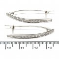 Сережки XUPING Silver "3.8 х 0.4 см." 206495