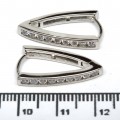 Сережки XUPING Silver "Ø 2.3 х 0.4 см." 206479