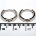 Сережки XUPING Silver "Ø 1.4 х 0.3 см." 206477