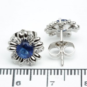 Сережки XUPING Silver (синій) 205846