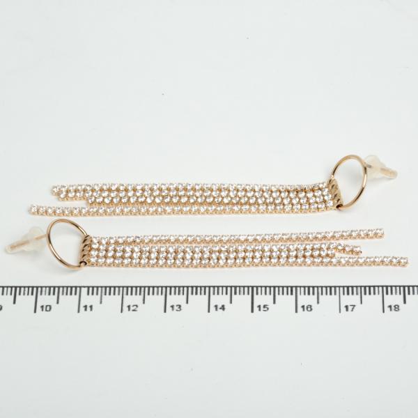 Сережки XUPING Gold (8.5 х 1 см.) 513469