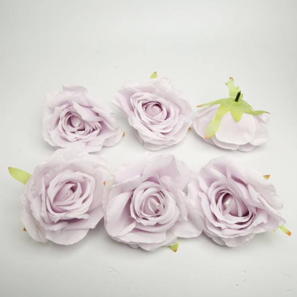 Головки штучних квітів "рози" 6 шт. (Ø 11 см.) 93069
