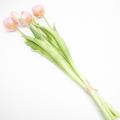 Тюльпани "силіконові"( рожевий) букет 5 шт. (д. 45 см.) 93119
