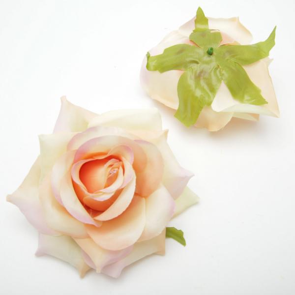 Головки штучних квітів "троянда" 6 шт. (Ø 9 см.) 93223