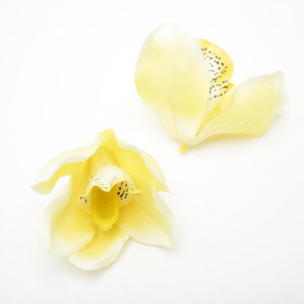 Головки штучних квітів "орхідея" 12 шт. (7 х 7 см.) 93228