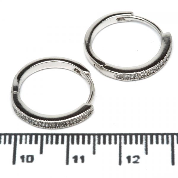 Сережки XUPING Silver "Ø 1.8 х 0.2 см." 206478